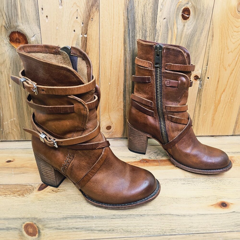 Freebird Baker Cognac Boots Size 9